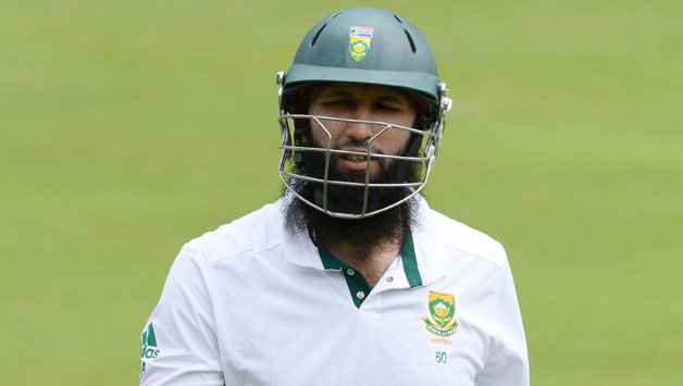 Hashim Amla quoted controversy earlier when he refused to dawn the 'Castle' logo on his shirt © Getty Images