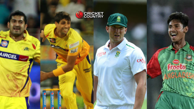 (From left) Mohit Sharma, Ashish Nehra, Hardus Viljoen, and Mustafizur Rahman will be players to watch out for © IANS