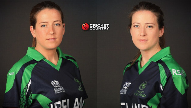 Isobel Joyce (left) is leading at the top in terms of bat and bowl from, while Cecelia Joyce (right) is third as top-run scorer for Ireland © Getty Images