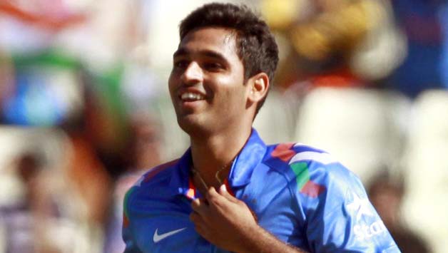 Bhuvneshwar Kumar took two wickets in the match © AFP