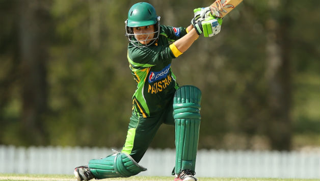 Javeria Khan was hit on the jaw during match against West Indies © Getty Images