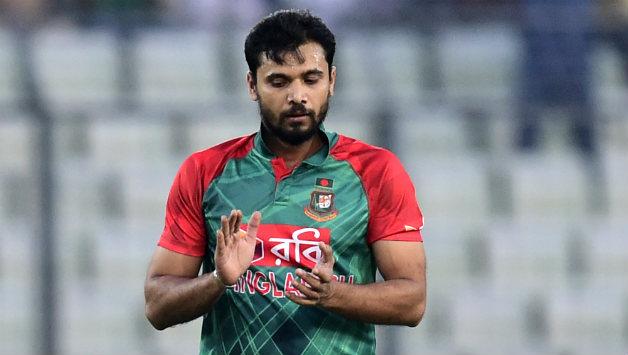 Mashrafe Mortaza added in batting, Bangladesh lost wickets regularly at the start and in the middle, that prevented them from reaching 170 © AFP