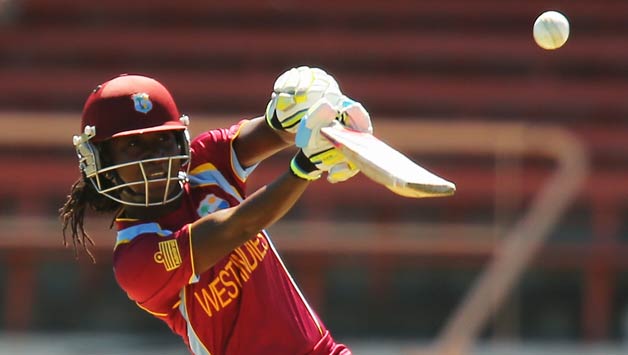 When asked whether she was thinking about a hat-trick after dismissing two set Kiwi batswomen, Stafanie Taylor replied in negative © Getty Images (File Photo)