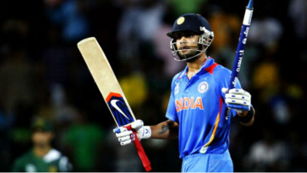 Virat Kohli celebrates after India’s win against Pakistan during the ICC T20 World Cup, Super Eight match at R Premadasa Stadium, Colombo. (Photo Courtesy: Getty Images)