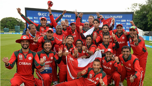 Oman (above) pulled out a stunner against Ireland © Oman Facebook page