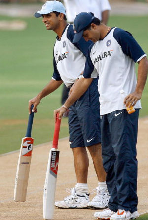 Rahul Dravid and Sourav Ganguly during their playing days © Getty Images (File Photo)