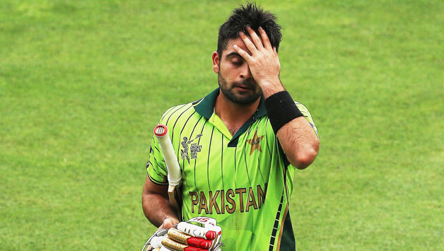 Venting his anger, a furious Ahmed Shehzad (above) broke the dressing room glass by hurling his bat © Getty Images (File Photo)
