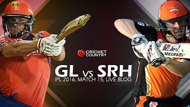 Sunrisers Hyderabad, Gujarat Lions, GL vs SRH, SRH vs GL 2016, SRH vs GL, GL vs SRH 2016, IPL, IPL 9, IPL 2016, Indian Premier League