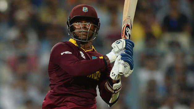 Marlon Samuels (above) also lambasted England all-rounder Ben Stokes whom Carlos Brathwaite in the ultimate over of the game smashed for four consecutive sixes © Getty Images