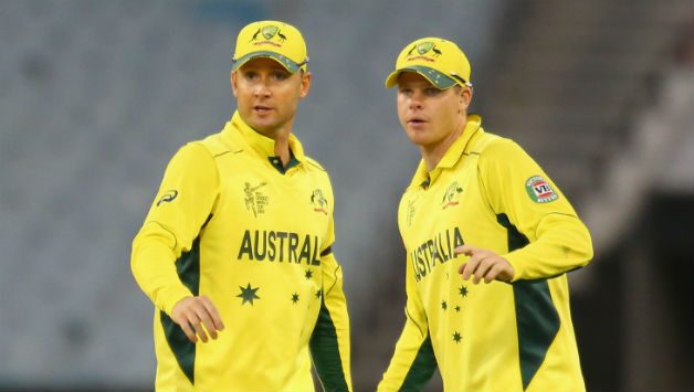 Michael Clarke and Steven Smith © Getty Images