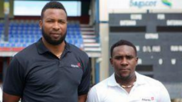 Iraq Thomas (right).  Photo Courtesy: The Trinidad Guardian