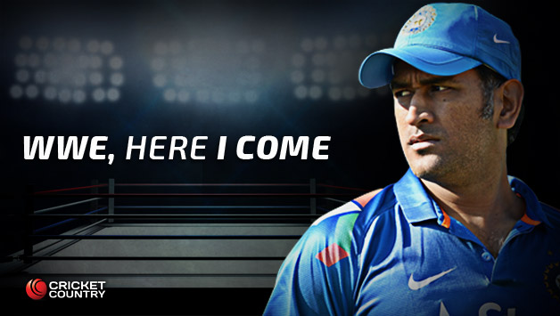 "My next venture in the world of sports is definitely going to be pro-wrestling, as I am joining World Wrestling Entertainment (WWE)." said MS Dhoni © Getty Images