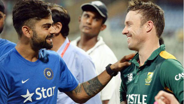 Kohli is the emblem of orthodox cricket; de Villiers has created his own array of modernised cricketing strokes © Twitter (Jasveer Singh Kharra)