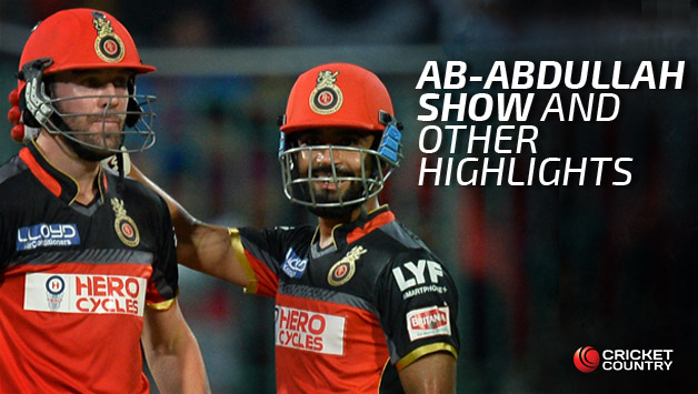 AB de Villiers and Iqbal Abdullah played a match-winning innings © AFP