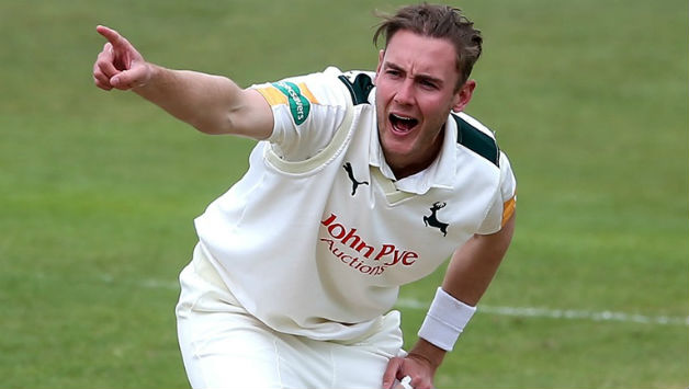 Stuart Broad during a game for Nottinghamshire © Getty Images