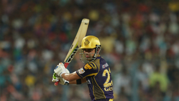 Gautam Gambhir (above) was dismissed by Praveen Kumar, aftter being played on to his stumps © AFP