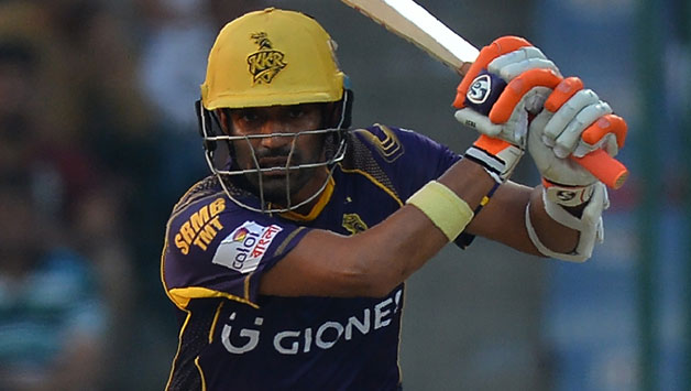 Robin Uthappa was unfortunately run out for impressive 70 © AFP