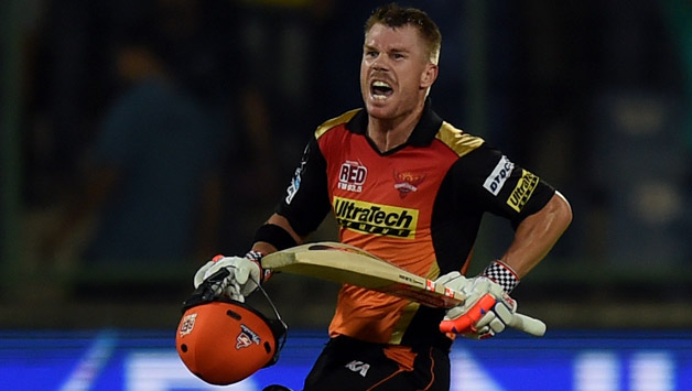 Sunrisers-Hyderabad-captain-David-Warner-celebrates