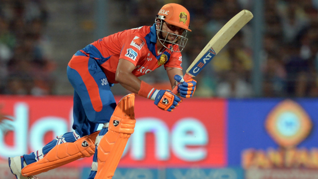 Suresh Raina (above) was dismissed for a mere single by all-rounder Shane Watson © AFP