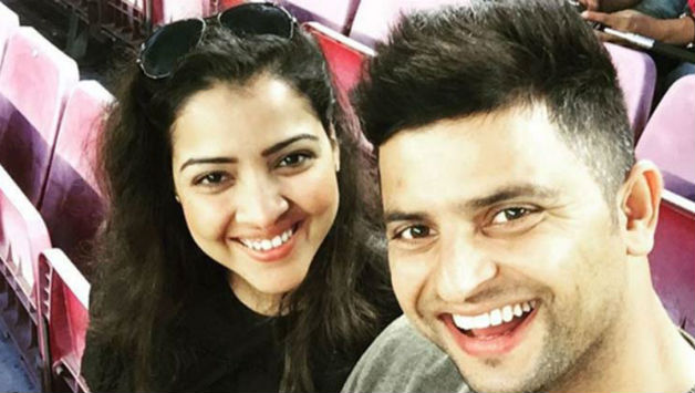 Suresh Raina with wife Priyanka Chaudhary. Photo courtesy: Instagram