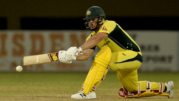 Aaron Finch top-scored for Australia with 72 © AFP