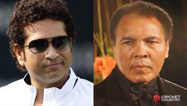 Sachin Tendulkar called Muhammad Ali (right) the greatest © Getty Images