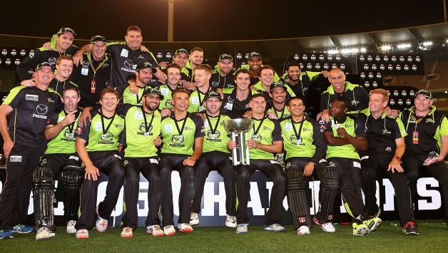 Sydney Thunder won the Big Bash League season 5 © Getty Images