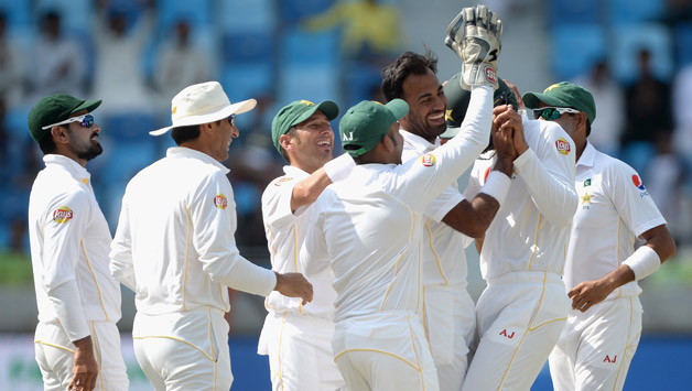 Pakistan (above) have announced their 17-man Test squad for the upcoming tour to England, with Misbah-ul-Haq leading the team © Getty Images