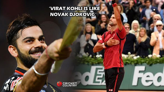 Virat Kohli and Novak Djokovic © Getty Images