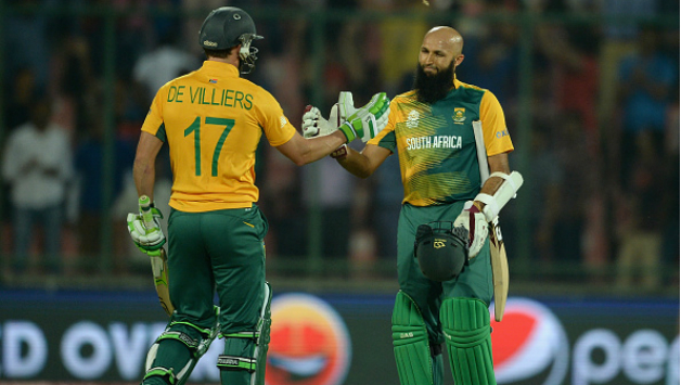 AB de Villiers (L) and Hashim Amla (R) are the two names the team's batting will depend upon © Getty Images