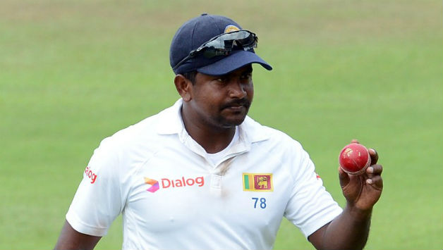 Rangana Herath bowled a total of 16 maidens during the second innings © AFP