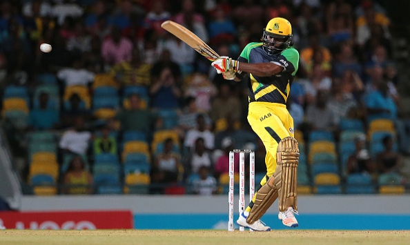 Chris Gayle remained unbeaten at 47 off 20 deliveries against Barbados Tridents on Tuesday © Getty Images