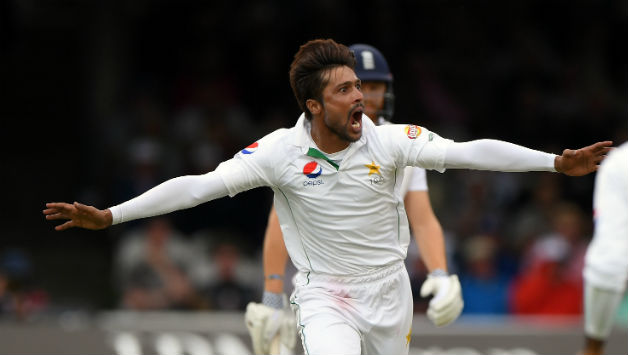 Mohammad Aamer wrapped up just Pakistan's fourth win in 14 Tests at Lord's © Getty Images
