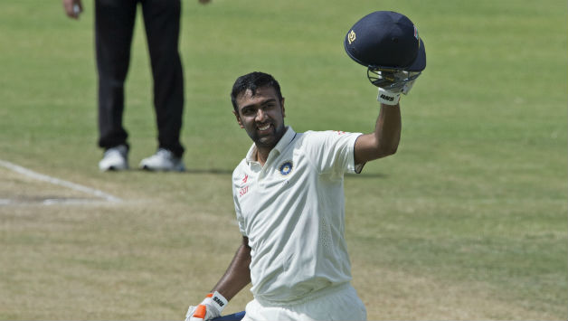 Ravichandran Ashwin scored his third ton in Tests in the first Test against West Indies © AFP