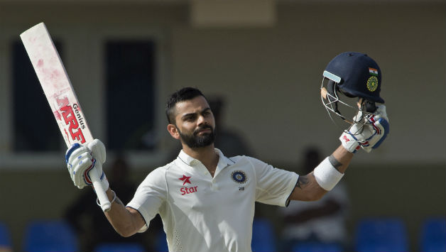 Virat Kohli was the star for India on Day 1 © AFP