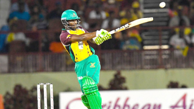 Jason Mohammed played a match-winning knock for Guyana Amazon Warrios. (Photo courtesy: 103 FM Trinidad's Twitter handle)