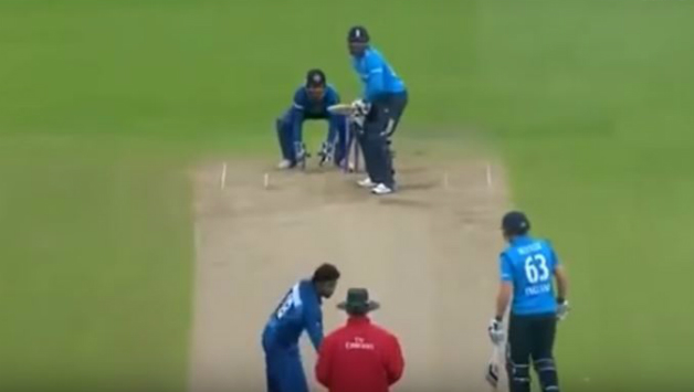 Sachithra Senanayake gets Jos Buttler out Mankading after warning him once the previous ball. Picture Courtesy: Youtube