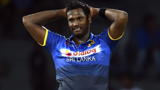 Angelo Mathews was dismissed soon during 1st ODI against Australia © AFP