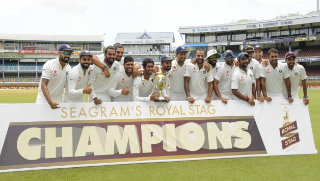 Team India won the four-Test series against West Indies by 2-0 on Monday © AFP 
