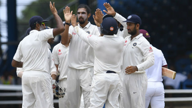 India have comeback strong on Day 1 1st session as they picked two wickets of West Indies of final Test © AFP
