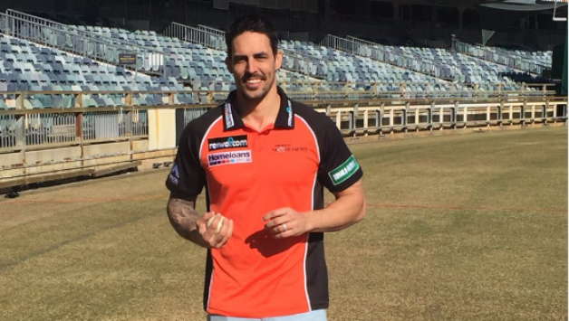 Mitchell Johnson said he is excited to turn out for the Perth Scorchers. (Photo Courtesy: Perth Scorchers Twitter handle)