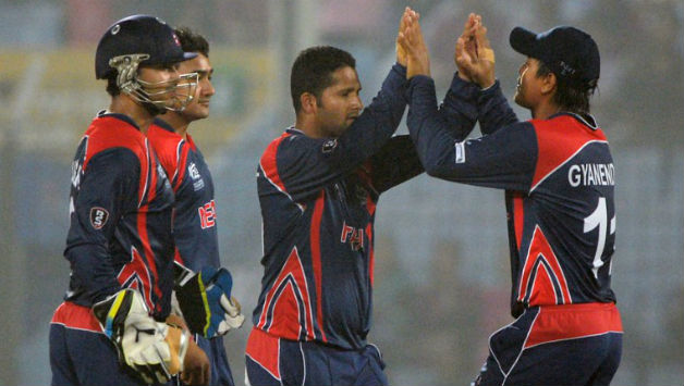 Nepal did manage to take 3 wickets in the last ODI against Netherlands ©AFP