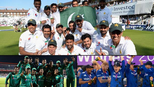 Pakistan's tour of England saw three well-contested series' © Getty images