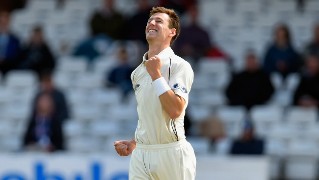 Matt Henry claimed figures of 4 for 93 against England at Lord's on his Test debut © Getty Images