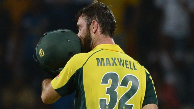 Glenn Maxwell remained unbeaten at 145 against Sri Lanka in 1st T20I © AFP