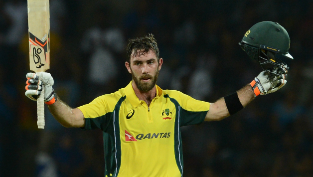 Glenn Maxwell scored 145 runs from 65 balls in first T20I at Pallekele © AFP
