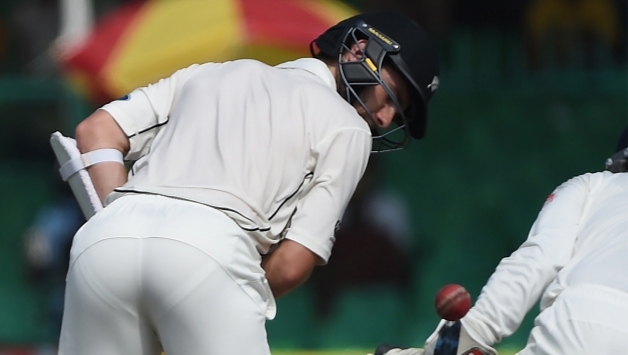 When Kane Williamson was dismissed by Ravichandran Ashwin on Day 3 of 1st Test © AFP