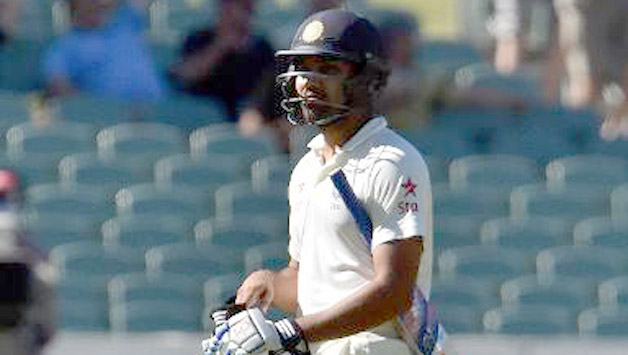 Rohit Sharma got out for 30 in the first innings of Duleep Trophy Final © AFP