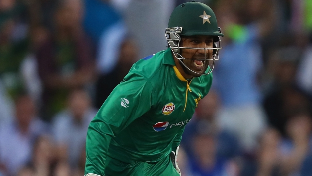 Sarfraz Ahmed took charge of Pakistan as captain for first time and win the only T20I © Getty Images