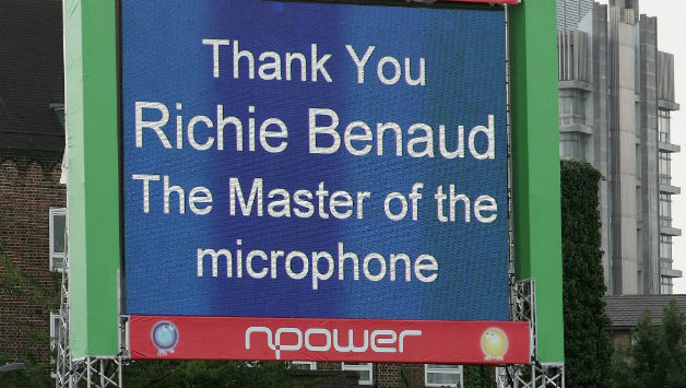 The end of an era: Richie Benaud would commentate no more in England © Getty Images